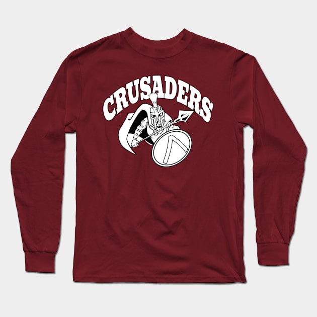 Crusaders Mascot Long Sleeve T-Shirt by Generic Mascots